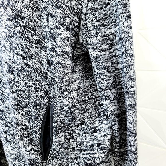 Lululemon Women's Black Heather Cardi All Day Merino Wool Cardigan Sweater XL - Picture 6 of 8